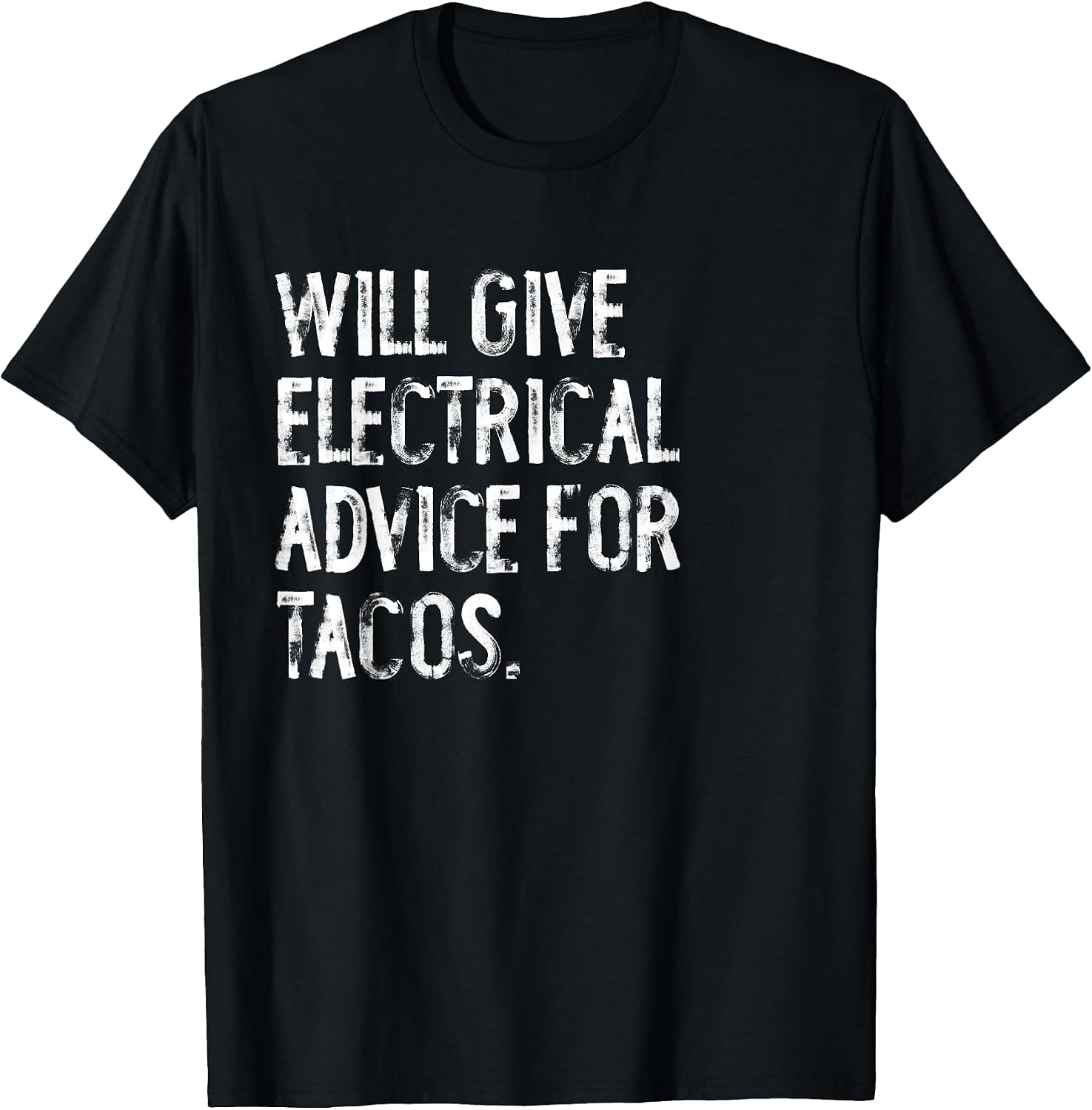 Funny Electrician Tacos Typography Gifts