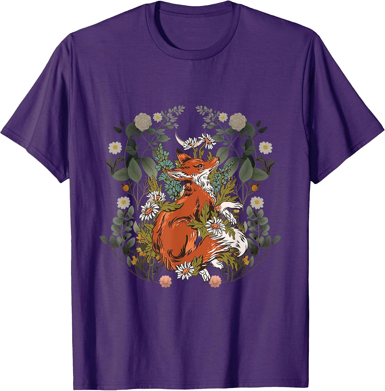 Fox Cottagecore Shirt for Flower Garden Lovers