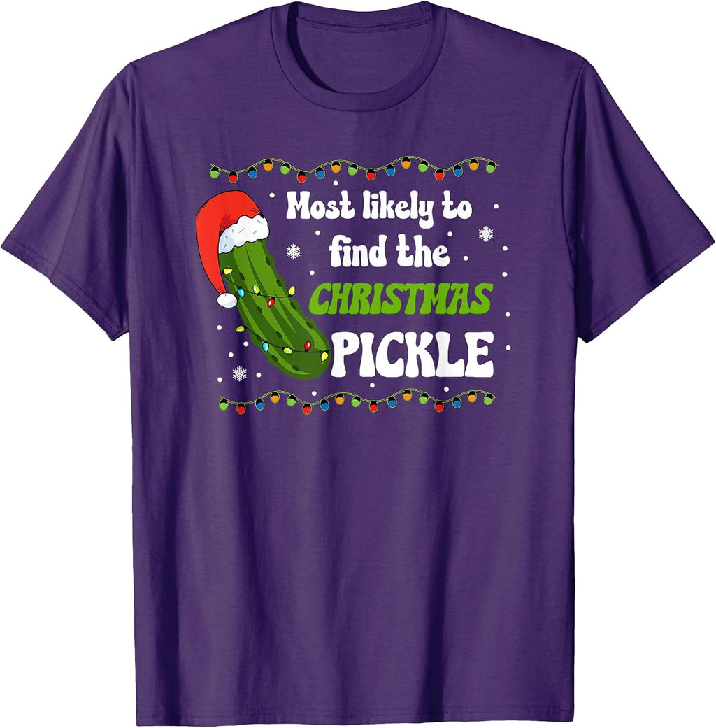 Pickle Lover Christmas Pajama Pickles Jar Xmas
