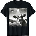 Funny Cow Selfie With UFOs