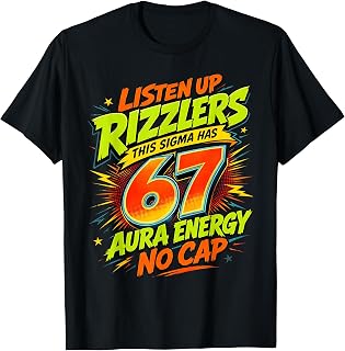 Listen up Rizzlers This Sigma has 67 Aura Farming Ice Cream T-Shirt
