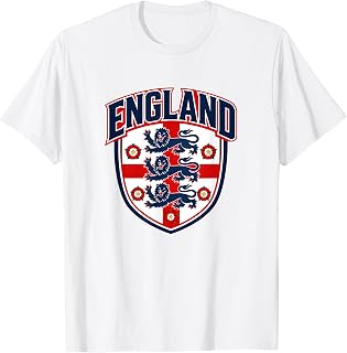 England Shirt with English Flag Men Women Kids England T-Shirt