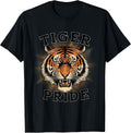 Retro Orange Tiger Graphic Sport squad costume
