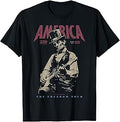 Abraham Lincoln Playing Guitar 4th July 250th Anniversary T-Shirt