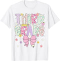 Third 3rd Grade Teachers Girls Back to School Pencil Bow T-Shirt