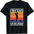 Funny Cat Lover and Golf Player Apparel