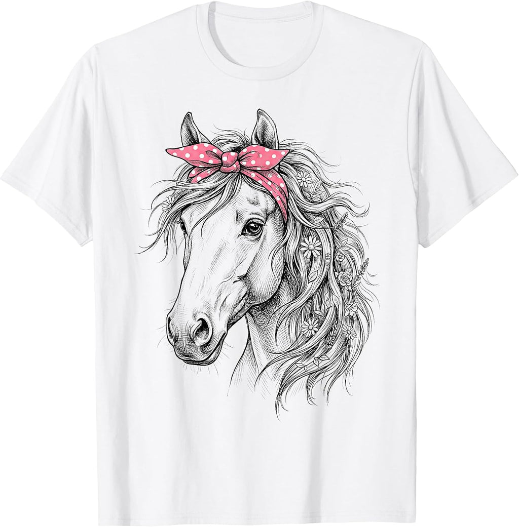 Cute Horse Silhouette tee for Horse Lovers