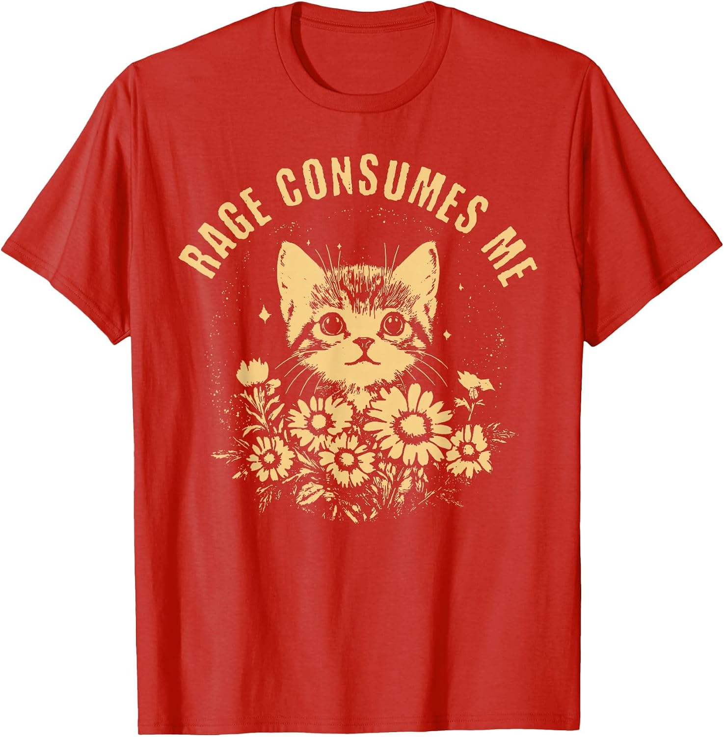 Funny Rage Consumes Me Cute Cat Tee Shirt