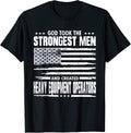 Heavy Equipment Operators Construction Union Worker American T-Shirt
