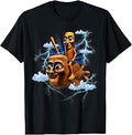 Funny Triple T Riding Fly Tung Tung Sahur Brainrot Meme T-Shirt