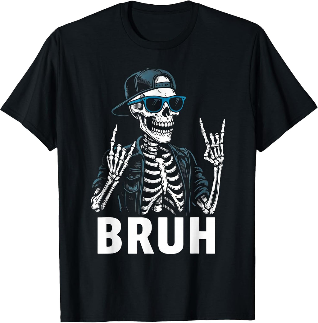 Funny Bruh Skeleton Halloween