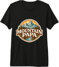 Mountain Papa Father's Day Hiking Hiker Hike Merch