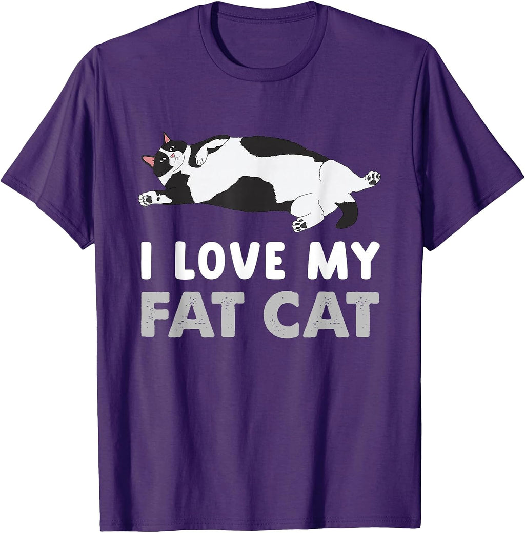 I Love Fat Cats Gifts Funny Fat Cat Tees