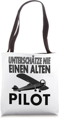Flugzeug T-Shirt alter Pilot fliegt Spruch Gift