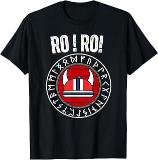 Ro Ro Norway Viking Ship Norwegian Soccer Football Fan T-Shirt