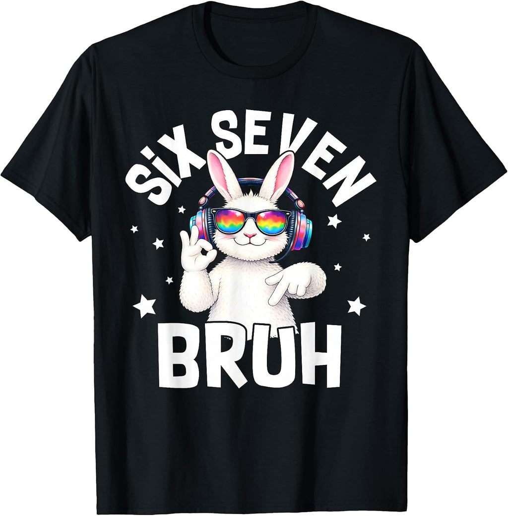 Easter 67 Bruh Six Seven Bunny Meme Fng