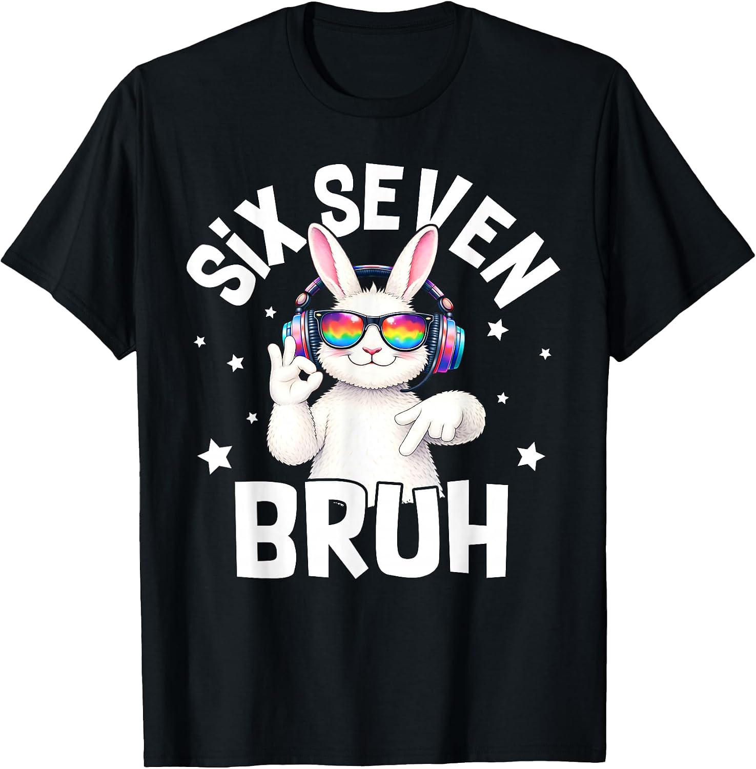 Easter 67 Bruh Six Seven Bunny Meme Fng