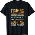 Fisherman Interest Golfer Humor Obsess