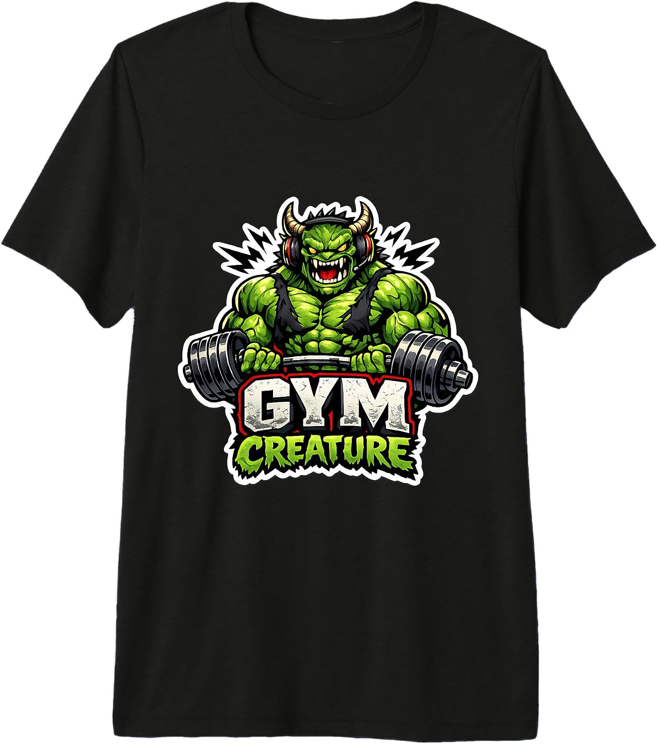 Gym Creature Workout Wheight Lifting Merch