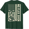 Funny Welder Welding Men No Flux Given American Flag On Back T-Shirt