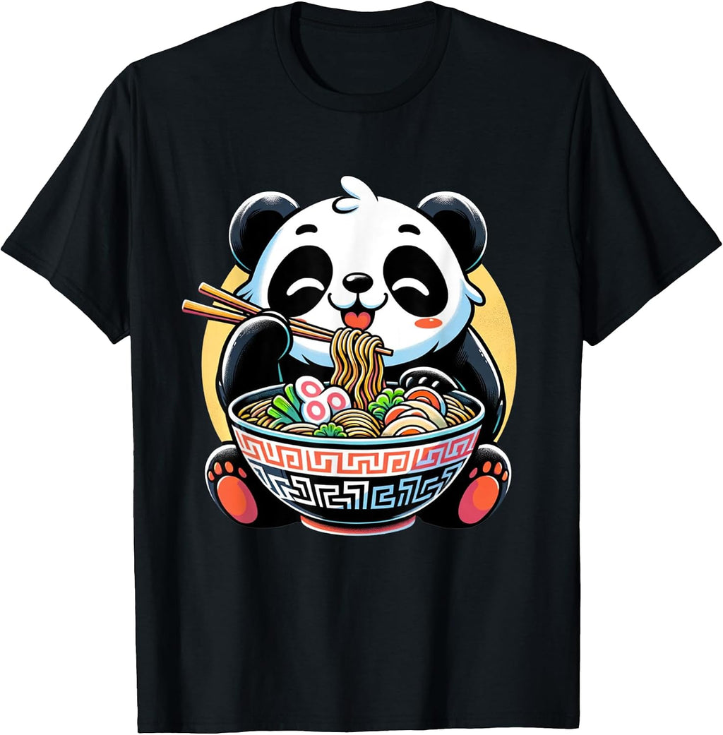 Panda Bear Anime Ramen Apparel