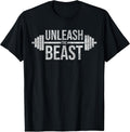 LET THE GAINS BEGIN WEIGHT LIFTING GYM TEES