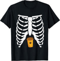 Funny DIY Skeleton Couples Halloween Costume