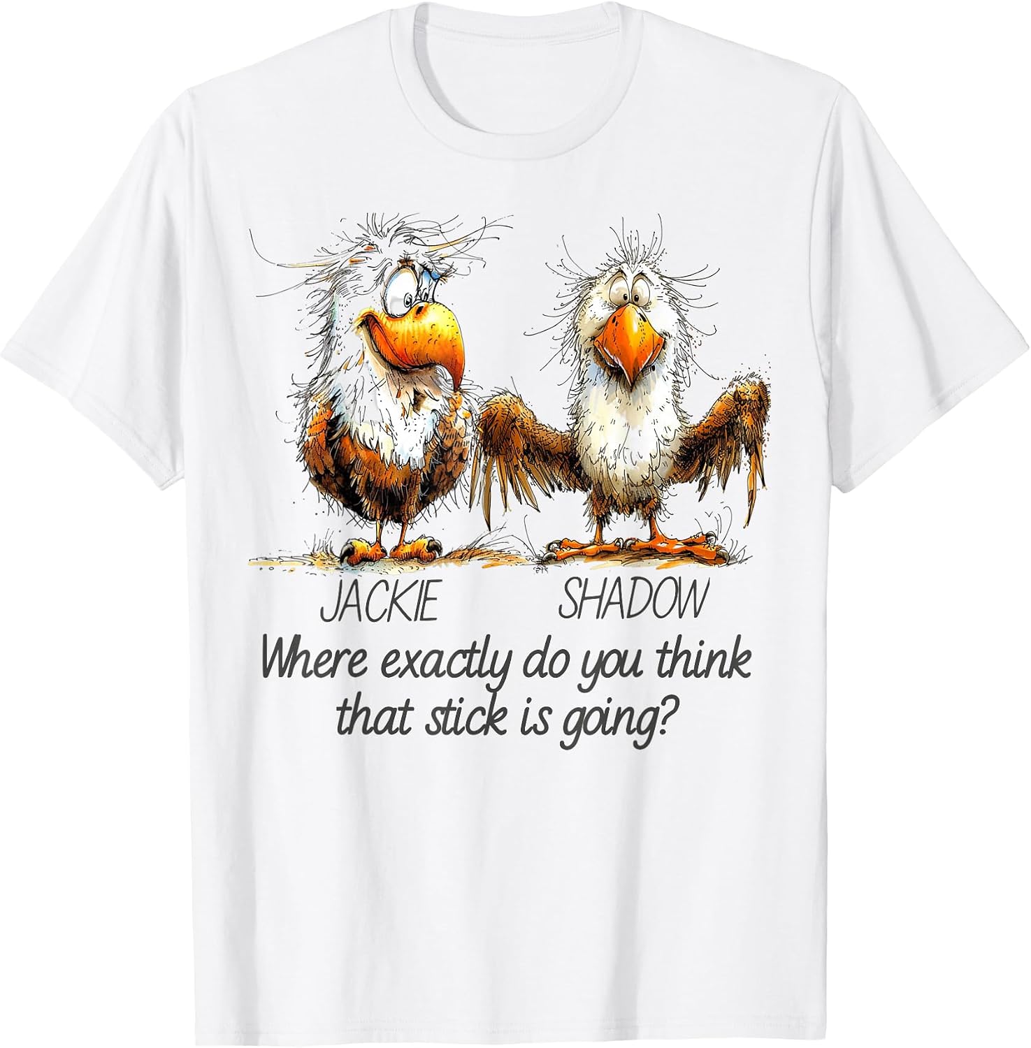 Cute Eagle Designs Shadow and Jackie Fans Merch