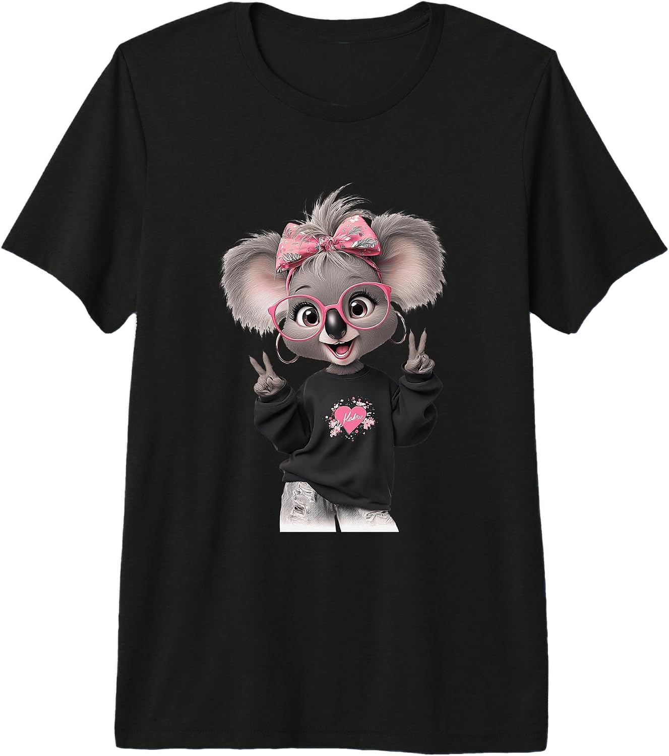 Girly Sassy Bear Hipster Koala Wildlife Lover