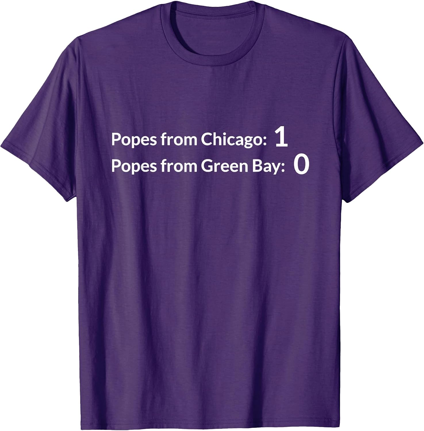 Popes From Chicago 1 Pope's From Green Bay 0 Sport
