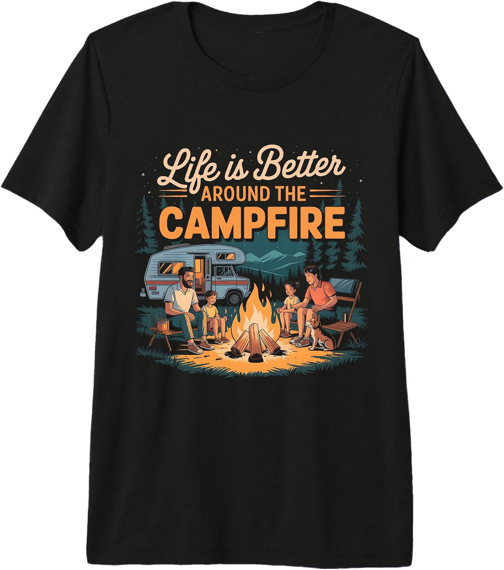 Camping Campfire Camper Outdoor Nature