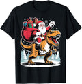 Funny Santa Dinosaur T rex Christmas Kids