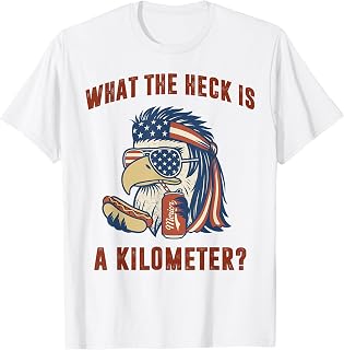 What The Heck is A Kilometer Mullet Eagle T-Shirt