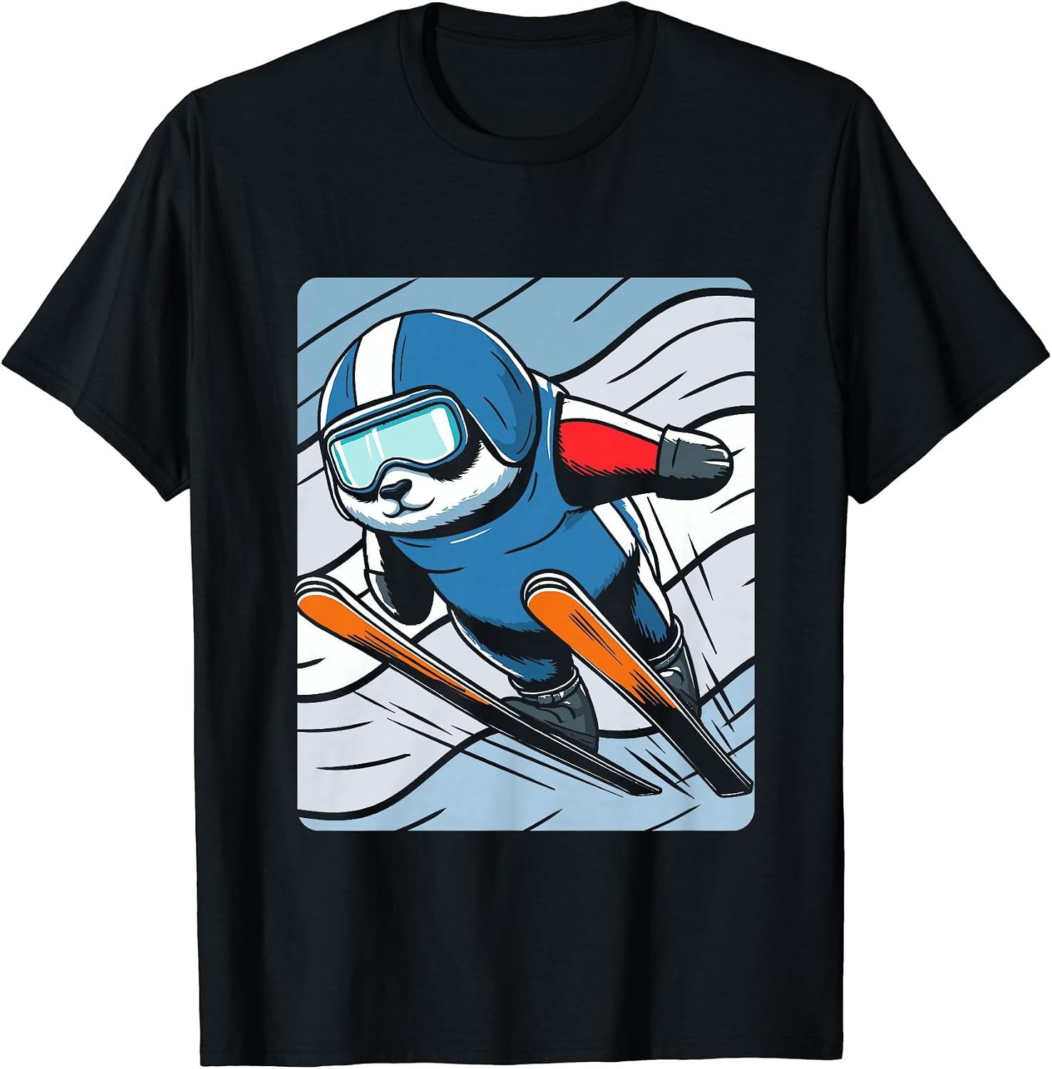 Wintersports Ski Jumper Panda