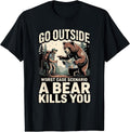 Outdoor Hiking Camping Humor Bear Joke