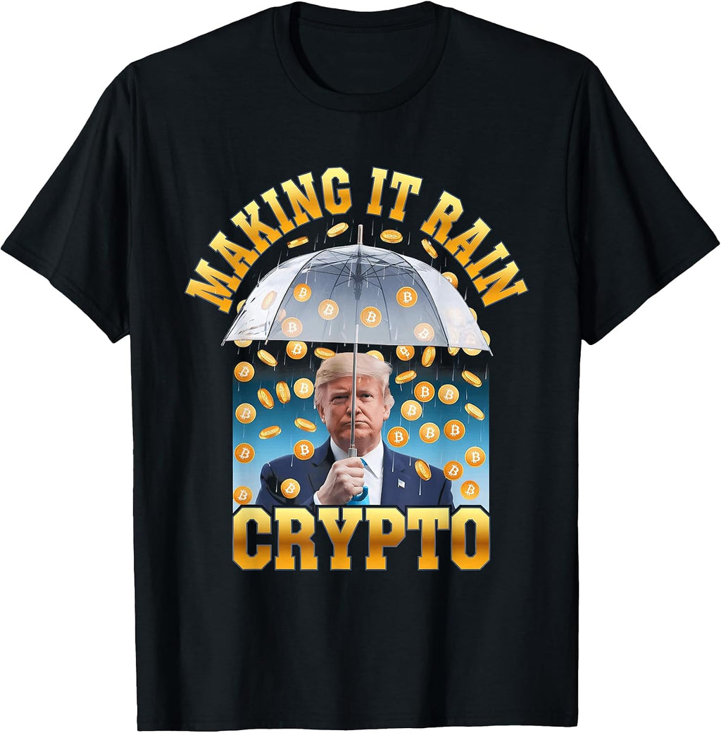 Cryptocurrency Merchandise Men Women Bitcoin Tees
