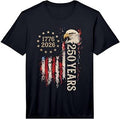 Vintage America 250 Years 1776 2026 Eagle Flag USA Performance T-Shirt