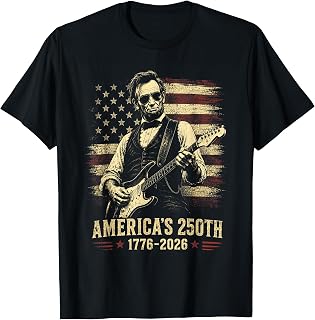Abraham Lincoln 250 Years 250th Anniversary USA 4th of July T-Shirt