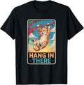 I n There Cat Hanging On A Tree Branch