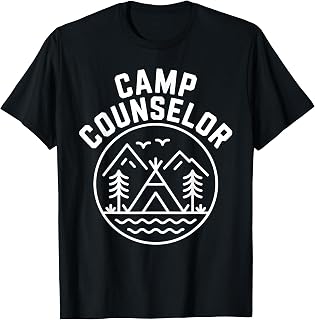 Funny Camp Counselor Art for Men Women Camp Counselor T-Shirt