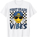 Retro First Grade Vibes Back to School 1st Grade Boys Kids T-Shirt