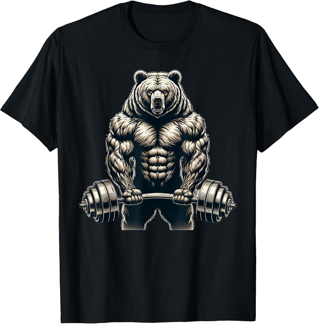 Bear Powerlifting Weightlifting Gym Apparel