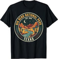 Big Bend National Park Texas Vintage Night Yucca Desert Badg T-Shirt