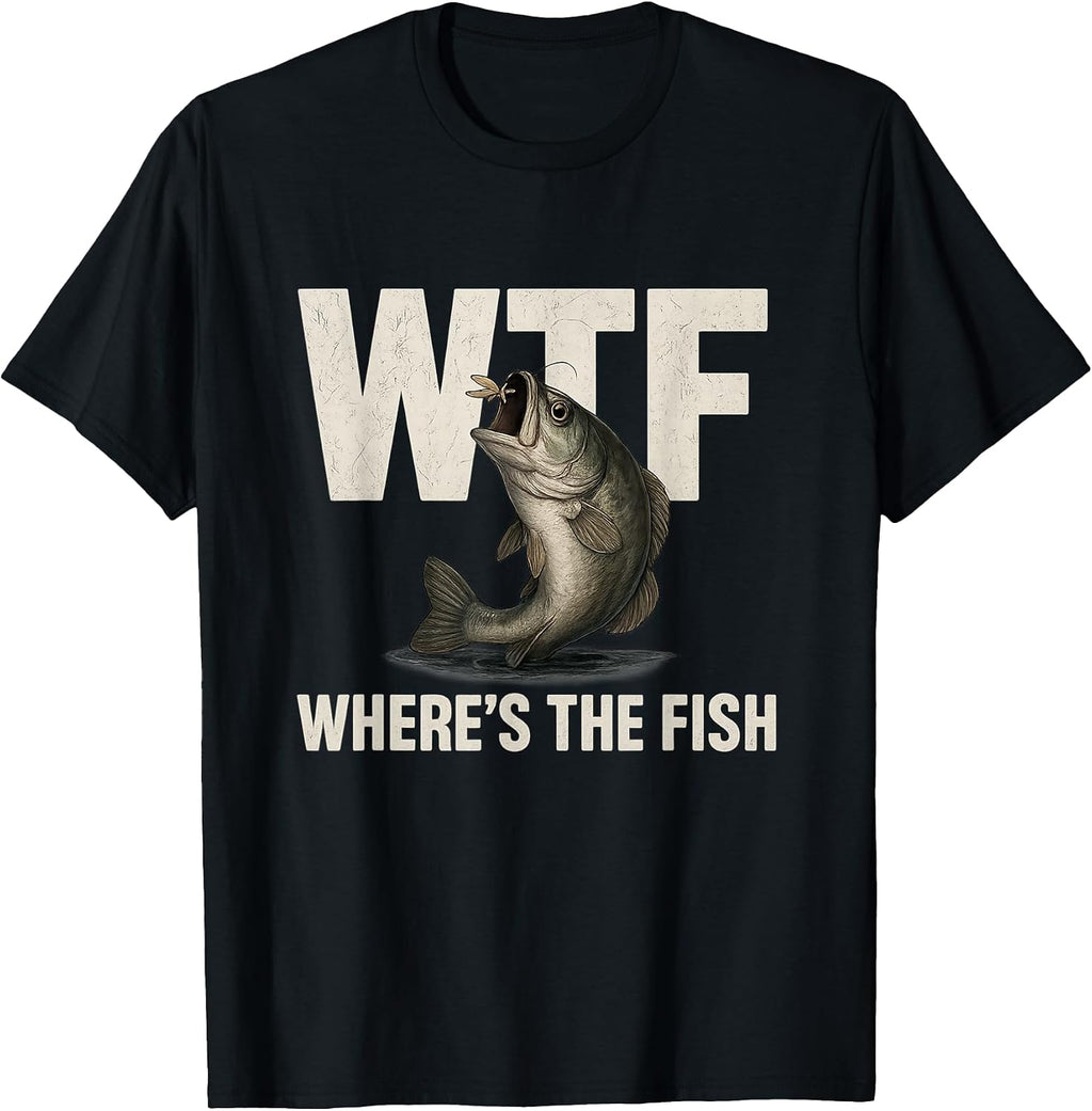 Retro Funny WTF Fishing Vintage Art