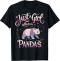 Panda Shirts Cute Animal Girls Kids Gifts