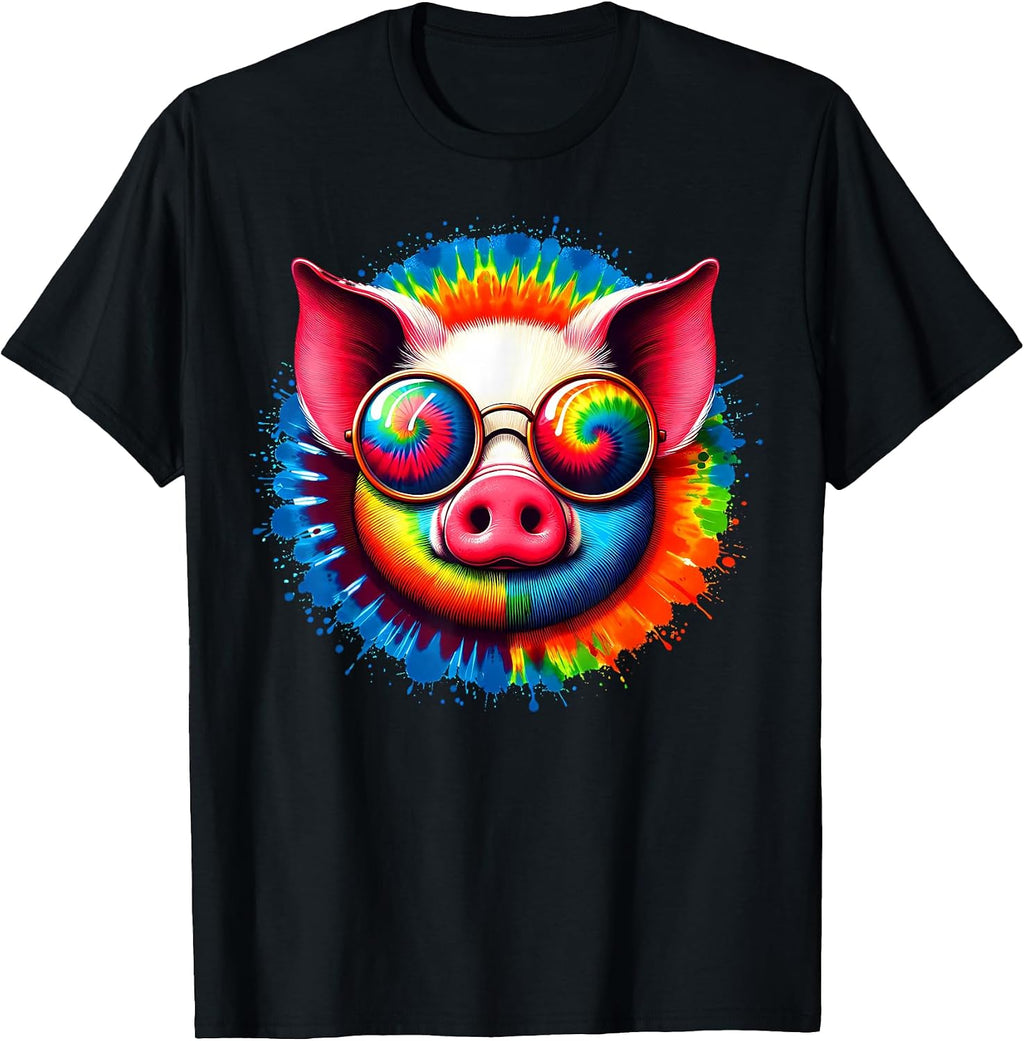Pig Tie Dye Sunglasses Art Store
