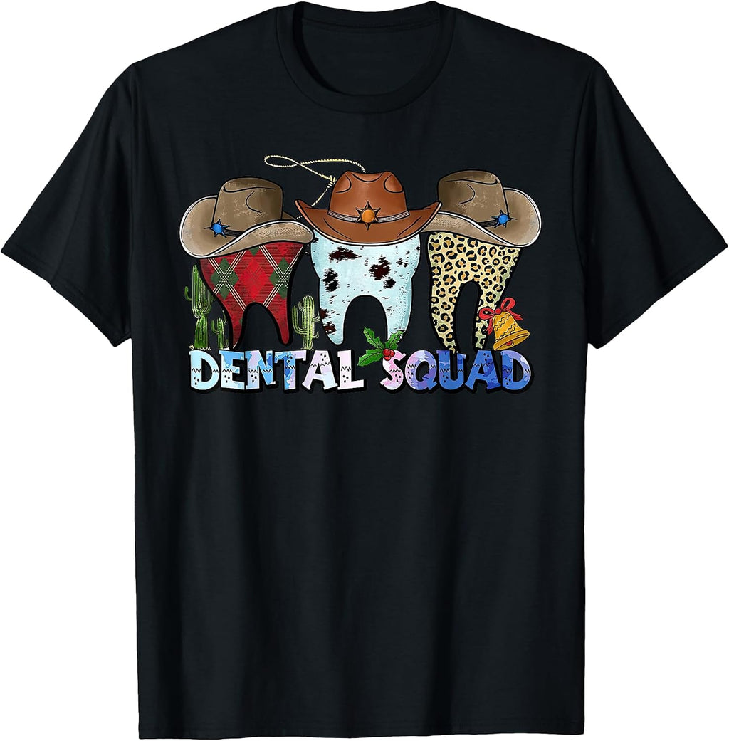 Cowboy Tooth Dental Squad Dental Hygienist Dentist