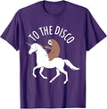 Sloth Riding Unicorn To The Disco Tees Ecomm