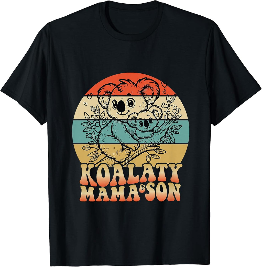 Koalaty Mama Mom Son Koala Bear Floral Mothers Day