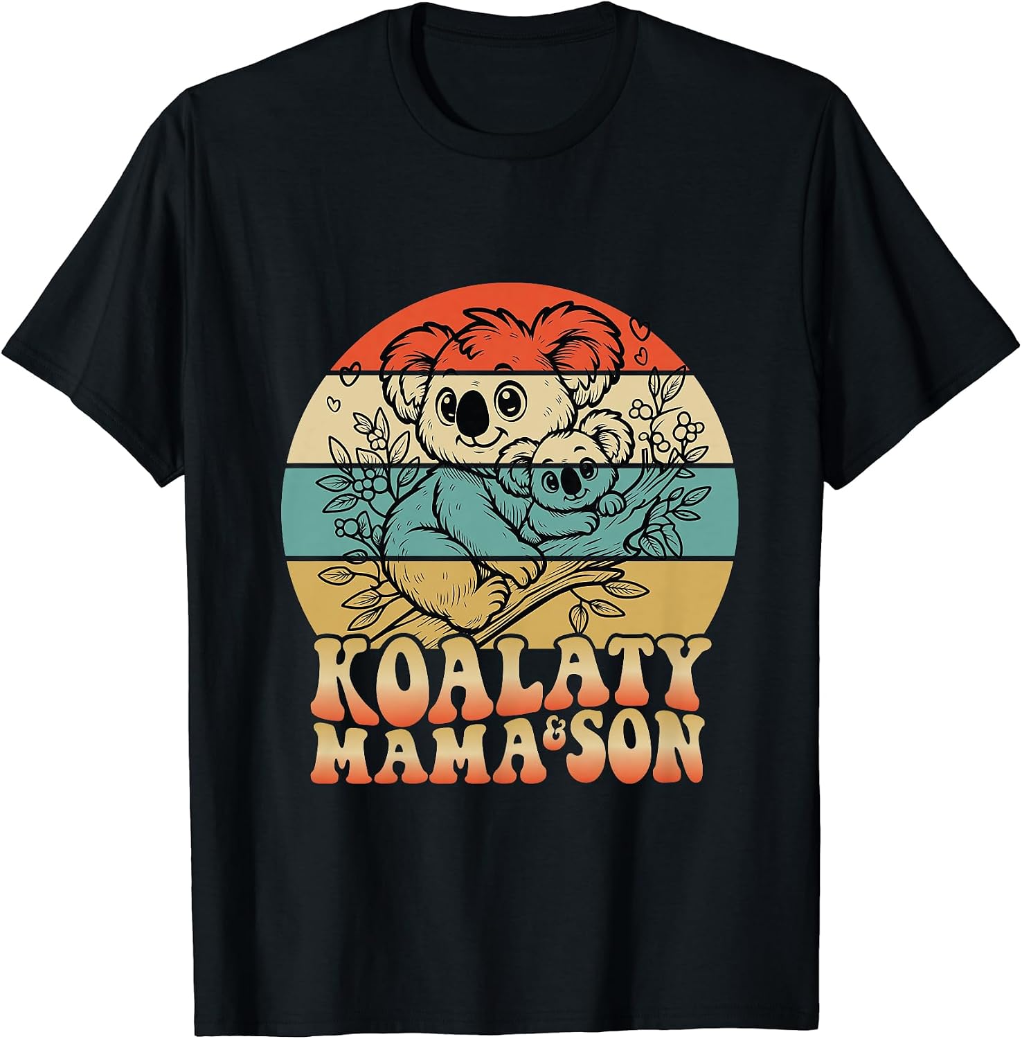 Koalaty Mama Mom Son Koala Bear Floral Mothers Day
